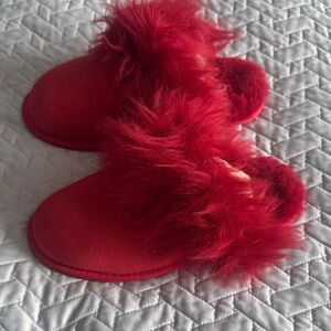 Cozy Red Women’s UGG Slippers